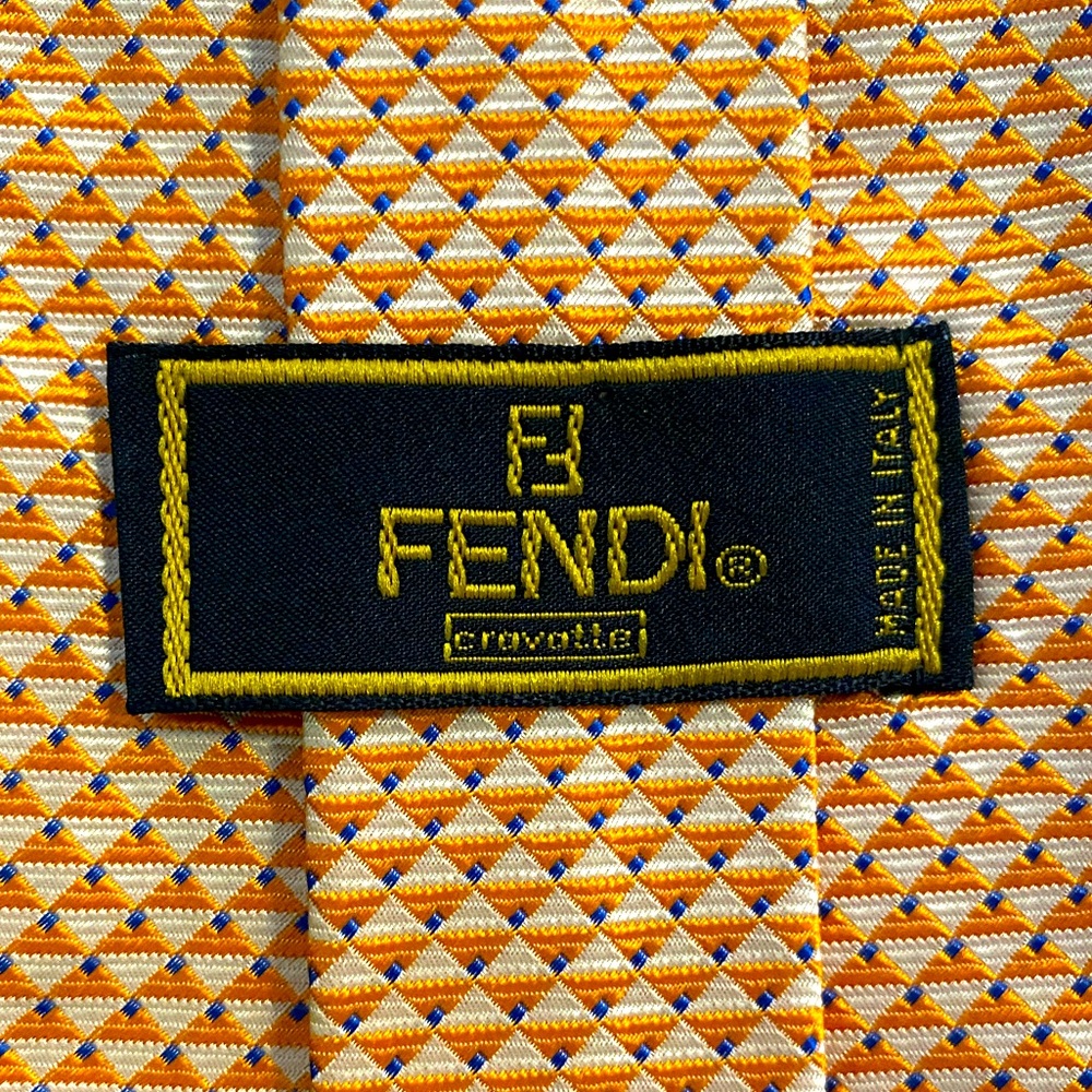 Fendi tie  made in Italy.    100% silk